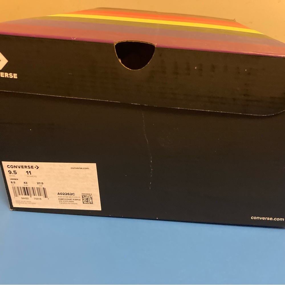 LAST PAIR! CONVERSE RUN STAR MOTION PLATFORM PRIDE - Picture 4 of 8